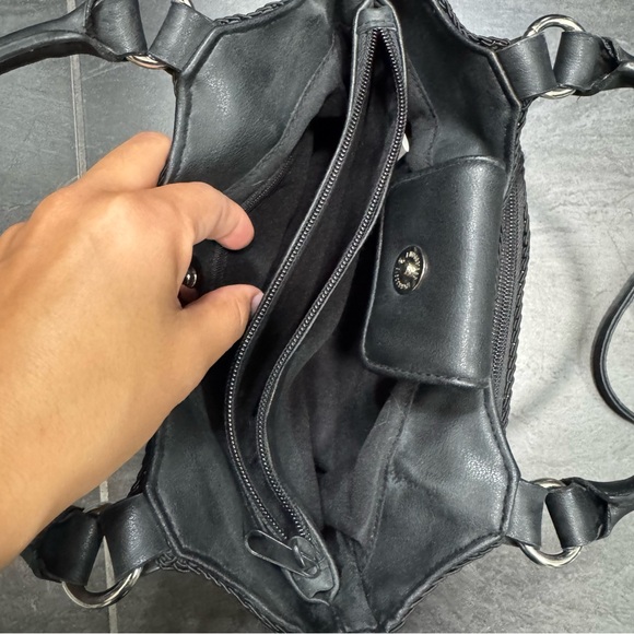 Rosetti Black Handbag/Crossbody Purse - Picture 4 of 5